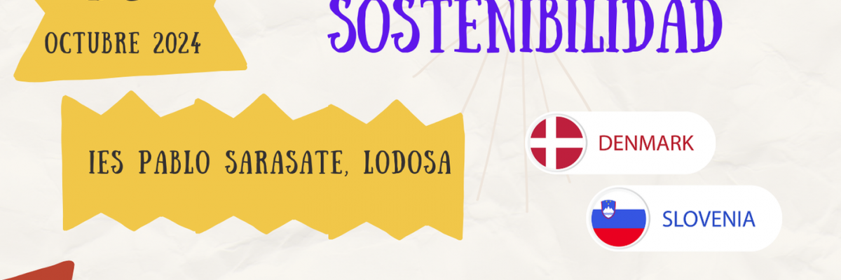 Invitación del IES Pablo Sarasate de Lodosa al evento final de su proyecto Erasmus+ KA220-SCH «Gastronomía y Sostenibilidad»